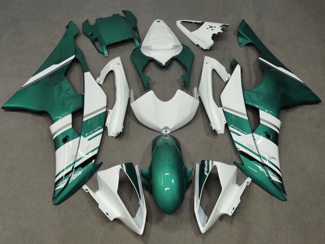 2008-2016 White Green Yamaha YZF R6 Motorcycle Fairings Canada