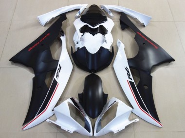 2008-2016 White Matte Black Red Yamaha YZF R6 Motorcycle Fairings Canada
