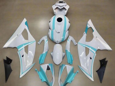2008-2016 White Light Blue Yamaha YZF R6 Motorcycle Fairings Canada