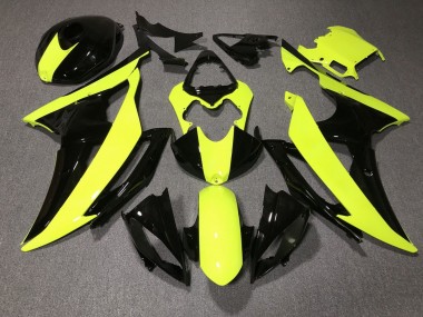 2008-2016 Yellow Glossy Black Yamaha YZF R6 Motorcycle Fairings Canada