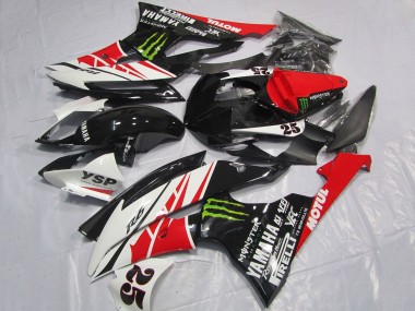 2008-2016 White Red Glossy Black Green Monster 25 Yamaha YZF R6 Motorcycle Fairings Canada