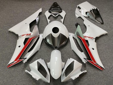 2008-2016 Pearl White Red Yamaha YZF R6 Motorcycle Fairings Canada