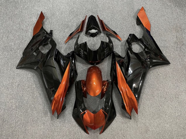 2017-2023 Orange Glossy Black Yamaha YZF R6 Motorcycle Fairings Canada