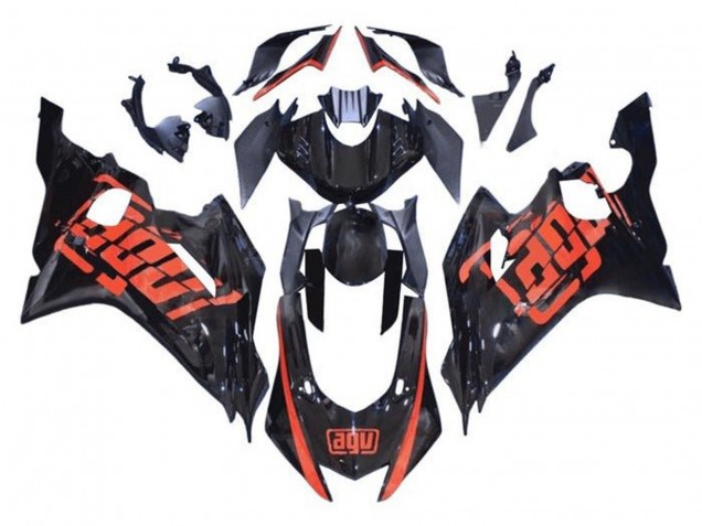 2017-2023 Glossy Black Red AGV Yamaha YZF R6 Motorcycle Fairings Canada