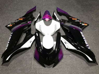 2017-2023 White Purple Glossy Black Yamaha YZF R6 Motorcycle Fairings Canada