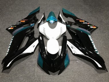 2017-2023 White Teal Blue Glossy Black Yamaha YZF R6 Motorcycle Fairings Canada