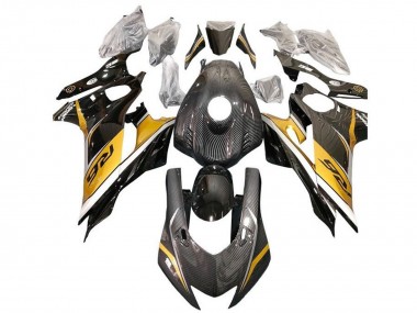 2017-2023 Gold White Black Faux Carbon Fiber Yamaha YZF R6 Motorcycle Fairings Canada