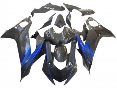 2017-2023 Blue Black Faux Carbon Fiber Yamaha YZF R6 Motorcycle Fairing Canada