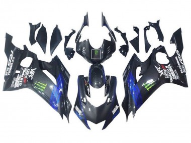 2017-2023 Blue Black Faux Carbon Fiber Green Monster Yamaha YZF R6 Motorcycle Fairings Canada