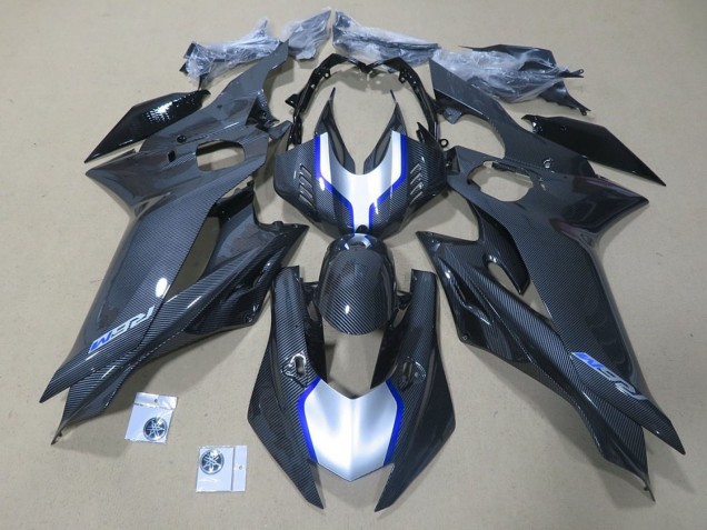 2017-2023 Silver Blue Black Faux Carbon Fiber Yamaha YZF R6 Motorcycle Fairings Canada