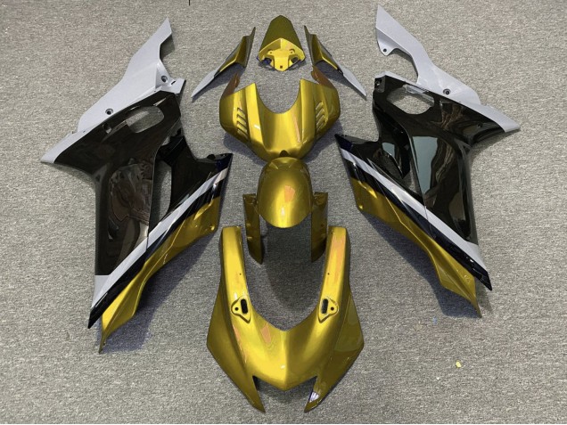 2017-2023 Grey Gold Glossy Black Yamaha YZF R6 Motorcycle Fairings Canada