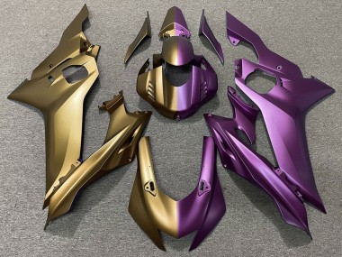 2017-2023 Matte Gold Purple Split Yamaha YZF R6 Motorcycle Fairings Canada