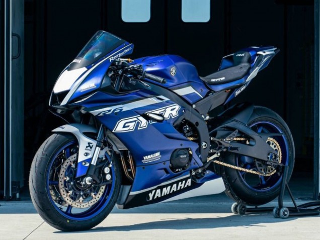 2017-2023 Blue Silver GYTR Yamaha YZF R6 Motorcycle Fairings Canada