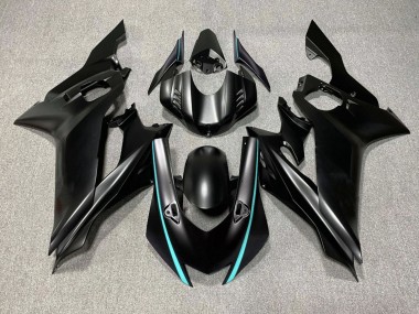 2017-2023 Matte Black Turquoise Blue Yamaha YZF R6 Motorcycle Fairings Canada