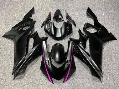 2017-2023 Matte Black Pink Yamaha YZF R6 Motorcycle Fairings Canada
