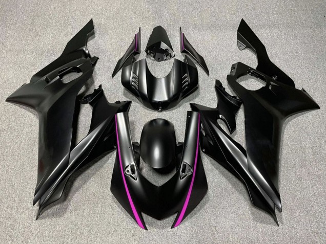 2017-2023 Matte Black Pink Yamaha YZF R6 Motorcycle Fairings Canada