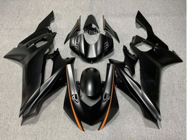 2017-2023 Matte Black Orange Yamaha YZF R6 Motorcycle Fairings Canada