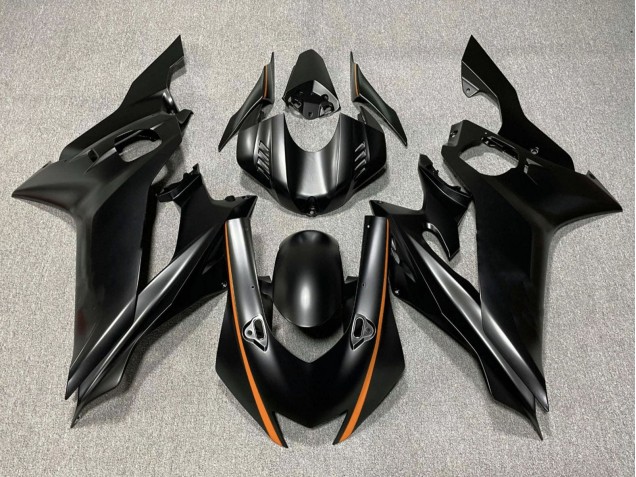 2017-2023 Matte Black Orange Yamaha YZF R6 Motorcycle Fairings Canada