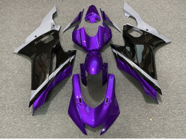 2017-2023 Grey Purple Glossy Black Yamaha YZF R6 Motorcycle Fairings Canada