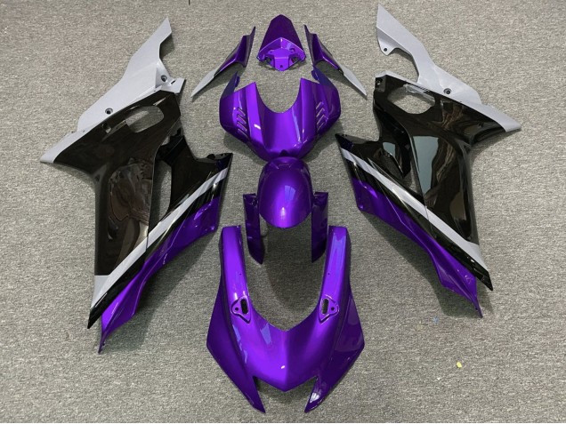 2017-2023 Grey Purple Glossy Black Yamaha YZF R6 Motorcycle Fairings Canada