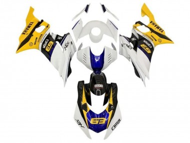 2017-2023 White Yellow Blue Black Yamaha YZF R6 Motorcycle Fairings Canada