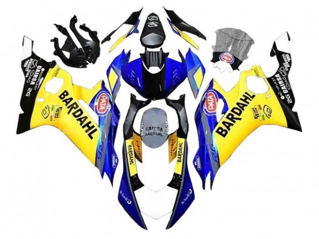 2017-2023 Yellow Blue Black Bardahl Yamaha YZF R6 Motorcycle Fairings Canada
