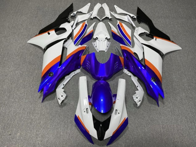 2017-2023 White Blue Orange Yamaha YZF R6 Motorcycle Fairings Canada