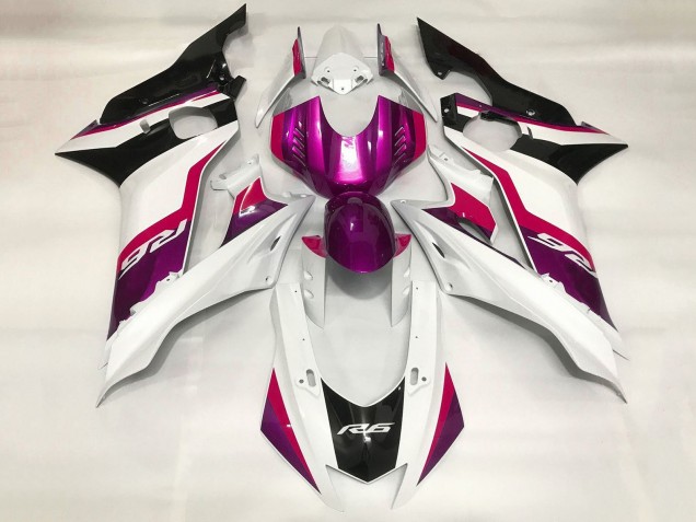 2017-2023 White Red Purple Black Yamaha YZF R6 Motorcycle Fairings Canada