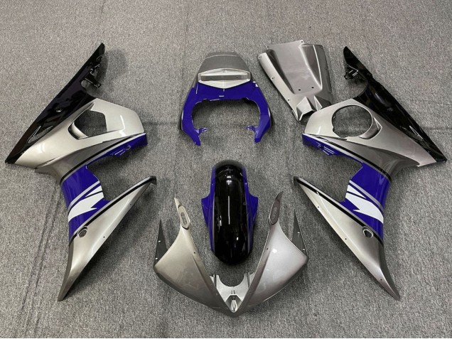 2005 Silver Blue Black White Yamaha YZF R6 Motorcycle Fairings Canada