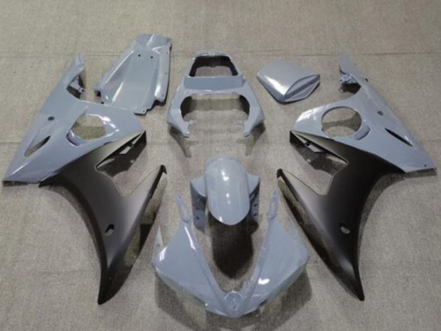 2005 Nardo Grey Matte Black Yamaha YZF R6 Motorcycle Fairings Canada