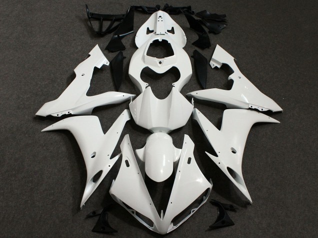 2005 White Yamaha YZF R6 Motorcycle Fairings Canada
