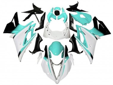 2013-2016 White Turquoise Blue Glossy Black Triumph Daytona 675 Triple Motorcycle Fairings Canada