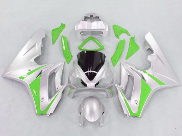 2006-2008 Silver Green Triumph Daytona 675 Triple Motorcycle Fairings Canada