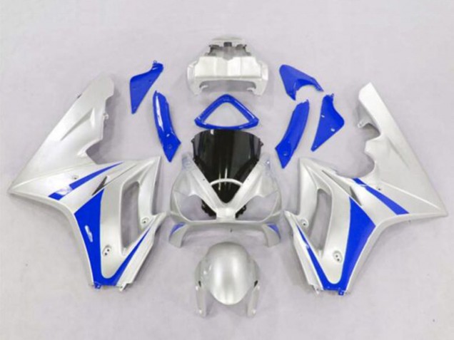 2006-2008 Silver Blue Triumph Daytona 675 Triple Motorcycle Fairings Canada