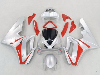 2006-2008 Silver Red Triumph Daytona 675 Triple Motorcycle Fairings Canada
