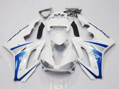 2006-2008 White Blue Triumph Daytona 675 Triple Motorcycle Fairing Canada