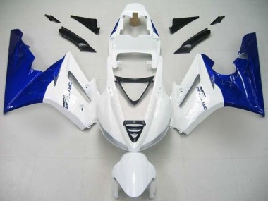 2009-2012 White Blue Triumph Daytona 675 Triple Motorcycle Fairing Canada