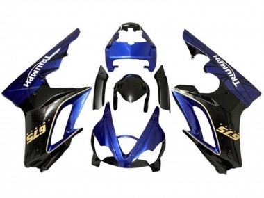 2009-2012 Blue Glossy Black Triumph Daytona 675 Triple Motorcycle Fairings Canada