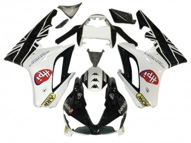 2009-2012 White Glossy Black HPi Triumph Daytona 675 Triple Motorcycle Fairings Canada
