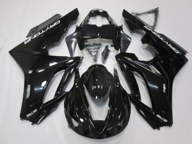 2009-2012 Glossy Black White Decals Triumph Daytona 675 Triple Motorcycle Fairings Canada