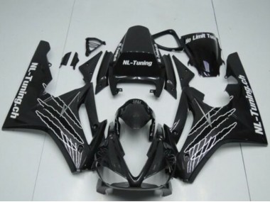 2009-2012 Glossy Black White Claw Triumph Daytona 675 Triple Motorcycle Fairings Canada