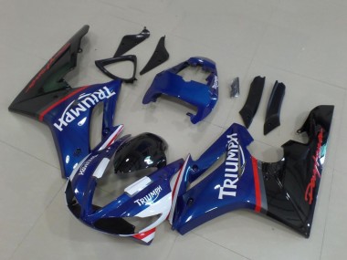 2009-2012 Blue Red White Glossy Black Triumph Daytona 675 Triple Motorcycle Fairings Canada