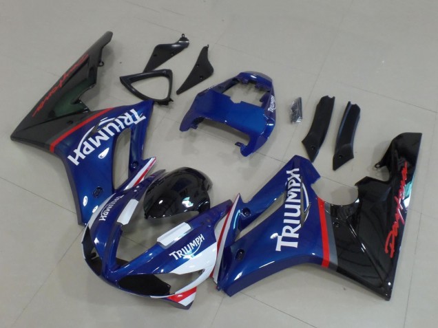 2009-2012 Blue Red White Glossy Black Triumph Daytona 675 Triple Motorcycle Fairings Canada