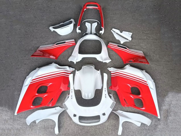 1987-1988 White Red Honda CBR1000F Hurricane Motorcycle Fairings Canada