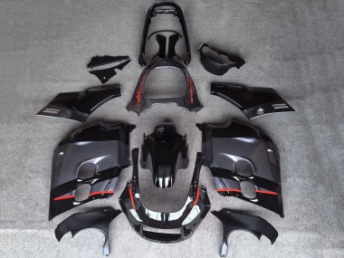 1987-1988 Glossy Black Matte Grey Red Line Honda CBR1000F Hurricane Motorcycle Fairings Canada