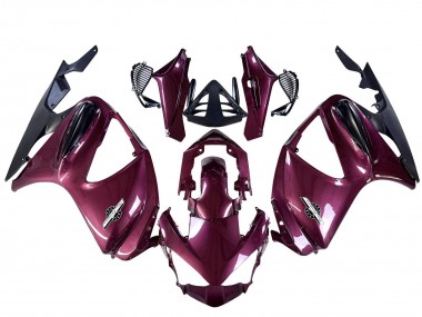 2002-2016 Purple Matte Black Honda ST1300 Motorcycle Fairings Canada