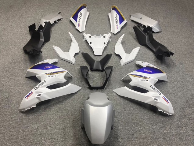 2022-2024 White Blue HRC Honda ADV160 Motorcycle Fairings Canada