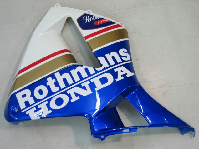 2005-2006 Blue White Yellow Rothmans Honda CBR600RR Motorcycle Fairings Canada