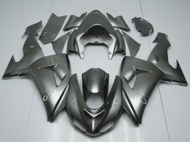 2006-2007 Glossy Grey Kawasaki ZX10R Motorcycle Fairings Canada