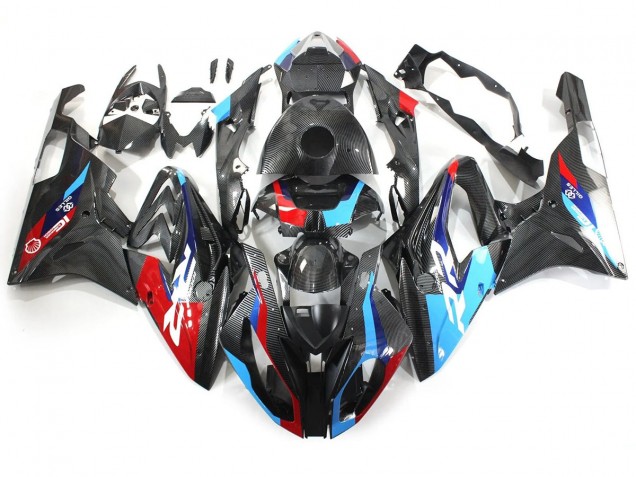 2015-2016 Blue Red Carbon Fiber BMW S1000RR Motorcycle Fairings Canada